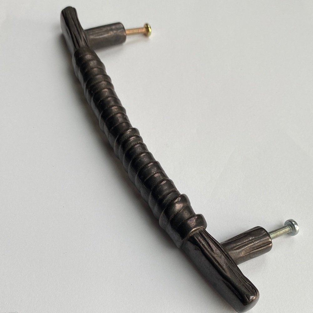 Vintage heavy artisan crafted barn pull handle